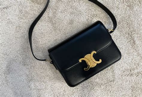 celine bag triomphe mini|Celine triomphe bag price.